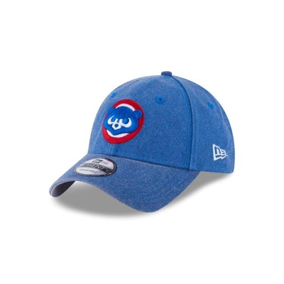 Chicago Cubs Gorra | New Era MLB Rugged Heather 9twenty Adjustable Cap Mexico - Azules